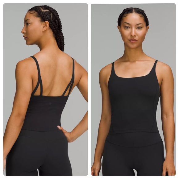 lululemon athletica Tops - Lululemon Strappy Nulu Shelf Tank Top